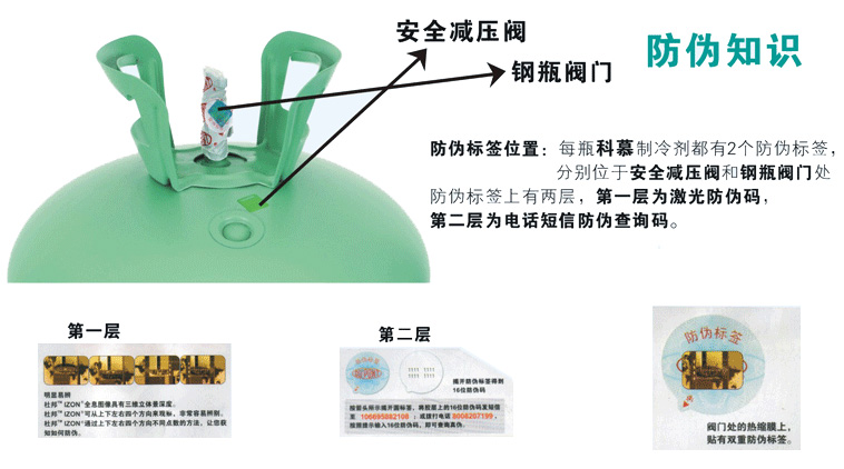 科慕R22制冷剂防伪查询